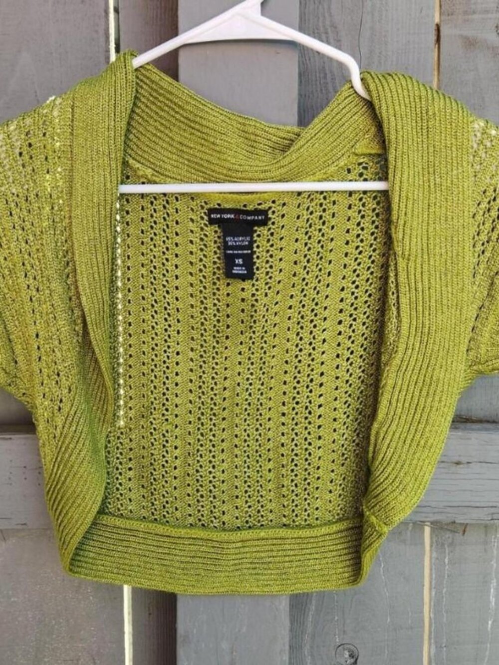 New York & Company Women's Green Cardigan $25.00